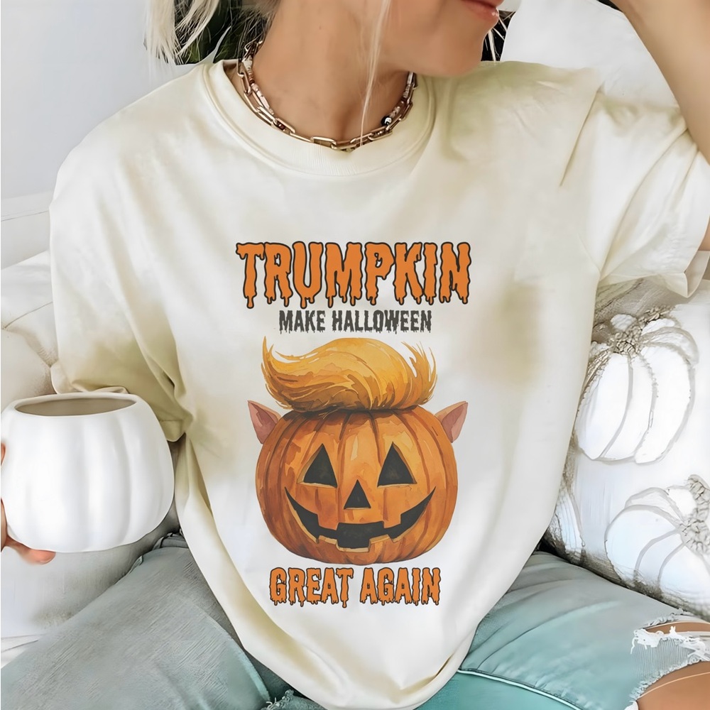 Trumpkin Shirt, Make Halloween Great Again Shirt, Funny Halloween Shirt, Trump